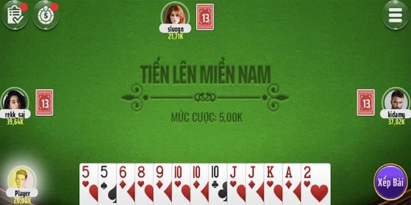 Bài tiến lên miền Nam luật chơi cơ bản